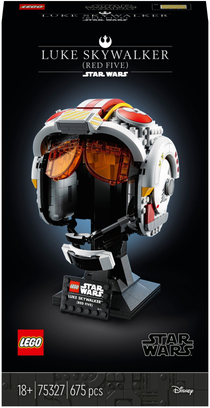 Купить  LEGO Star Wars Шлем Люка Скайуокера Красный 75327-3.jpg